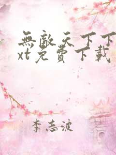 无敌天下下载txt免费下载
