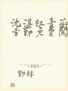 沈湛杜青蘅最新章节免费阅读笔趣阁