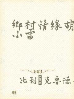 乡村情缘胡秀英小雷