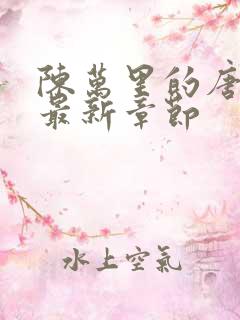 陈万里的唐嫣然最新章节