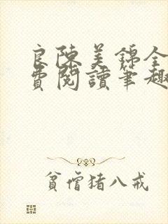 良陈美锦全文免费阅读笔趣阁