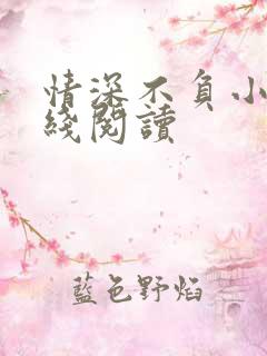 情深不负小说在线阅读
