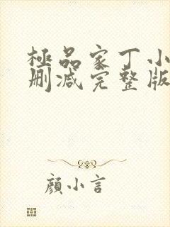 极品家丁小说无删减完整版