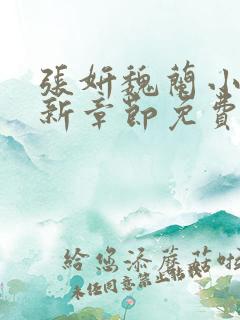 张妍魏兰小说最新章节免费阅读