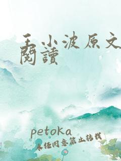 王小波原文在线阅读