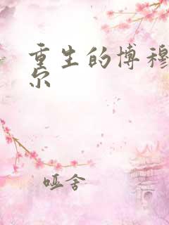 重生的博穆博果尔