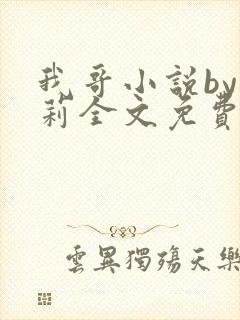 我哥小说by雪莉全文免费阅读笔趣阁