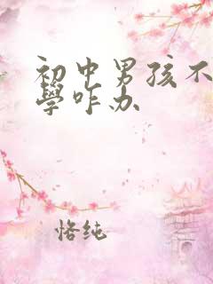 初中男孩不愿上学咋办