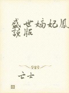 盛世嫡妃凤轻小说版