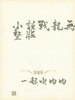 小说战龙无双完整版