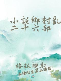 小说乡村乱情第二十六部