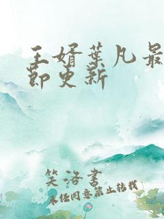 王婿叶凡最新章节更新