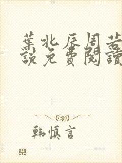 叶北辰周若妤小说免费阅读无弹窗