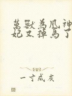 万兽为凰神医狂妃又掉马了全文免费阅读