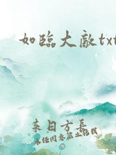 如临大敌txt