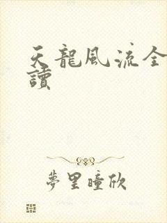 天龙风流全文阅读