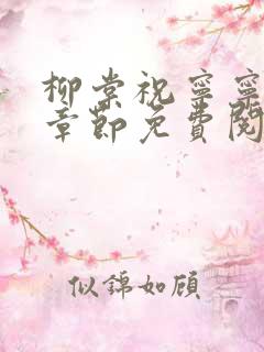 柳棠祝宁宁最新章节免费阅读笔趣阁