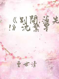 《别闹,薄先生!》沈繁星