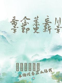 乔念叶妄川最新章节更新章节