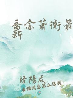 乔念萧衡最新更新