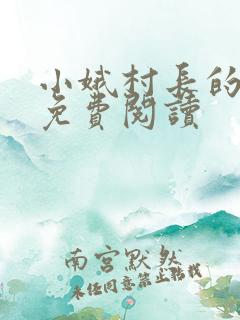 小娥村长的小说免费阅读