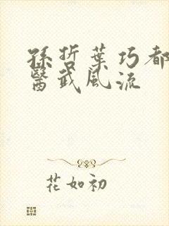 孙哲叶巧都市之医武风流
