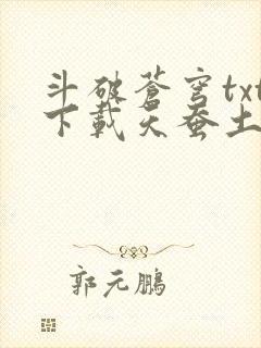 斗破苍穹txt下载天蚕土豆