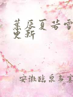 叶辰夏若雪最新更新