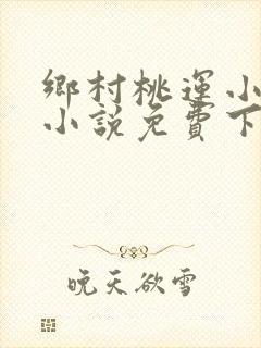 乡村桃运小神医小说免费下载