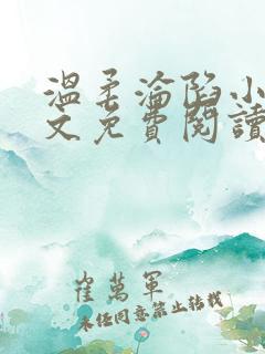 温柔沦陷小说全文免费阅读笔趣阁