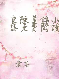 良陈美锦小说全集免费阅读