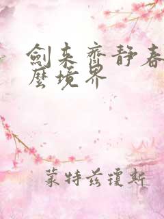 剑来齐静春是什么境界