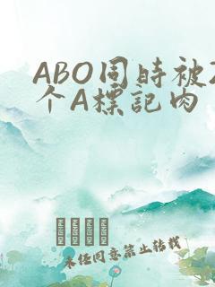 ABO同时被2个A标记肉