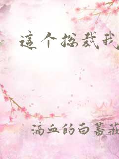这个总裁我要了