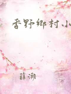 香野乡村小说