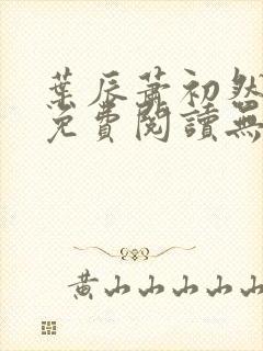 叶辰萧初然全文免费阅读无弹窗最新章节
