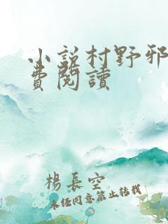 小说村野邪医免费阅读