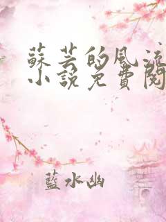 苏芸的风流人生小说免费阅读全文无弹窗