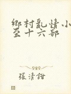 乡村乱情小说一至十六部
