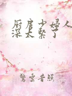 厨房少妇人妻好深太紧了