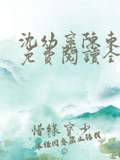 沈幼宁陈东小说免费阅读全文无弹窗