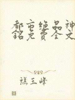 都市绝品神医苏铭免费全文