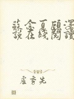 苏念夏顾泽言小说在线阅读