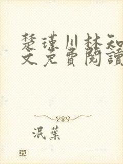 楚瑾川林知韵全文免费阅读最新章节