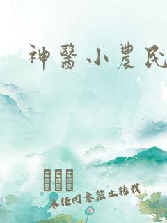 神医小农民叶凡