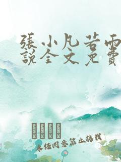 张小凡若雨凝小说全文免费阅读