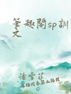 笔趣阁sp训诫文