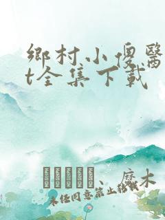 乡村小傻医txt全集下载