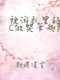 被游戏里的NPC做哭笔趣阁