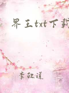 界王txt下载
